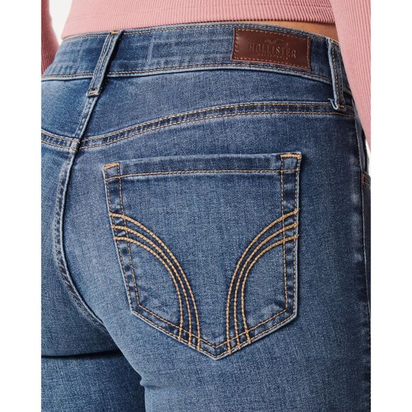 Hollister Mid-Rise Medium Wash Boot Jeans 27S - Picture 7 of 8